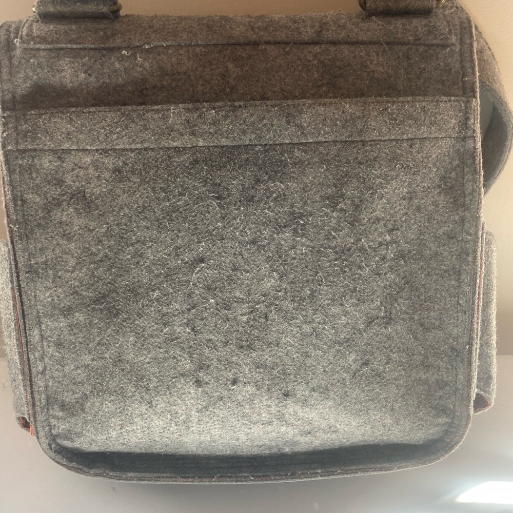 Petunia Pickle Bottom Gray Kids Messenger Bag - Picture 4 of 5